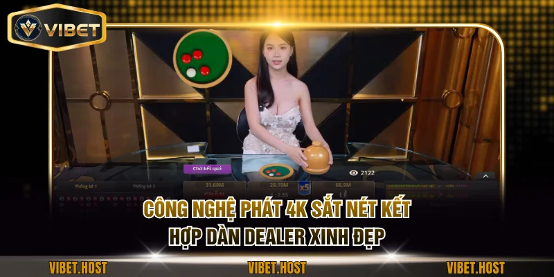 Công nghệ phát 4K sắt nét kết hợp dàn dealer xinh đẹp
