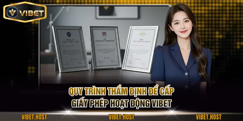Quy trình thẩm định để cấp giấy phép hoạt động VIBET